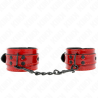 Kink - Poignets Rouge Foncé 23 X 5 Cm